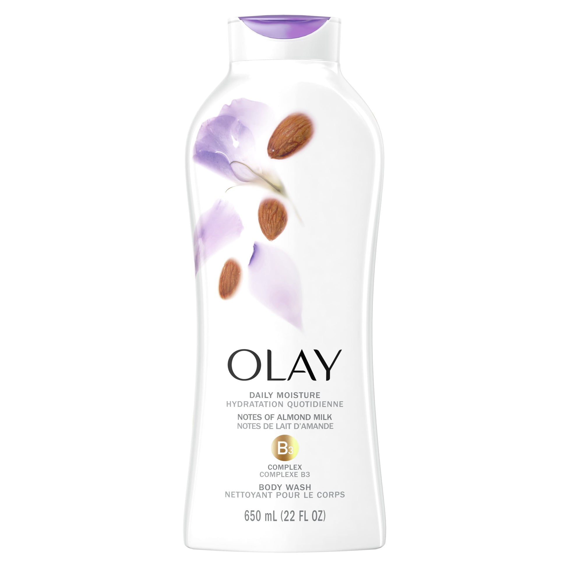Olay Daily Moisture BodyWash with Almond Milk, 22 fl oz