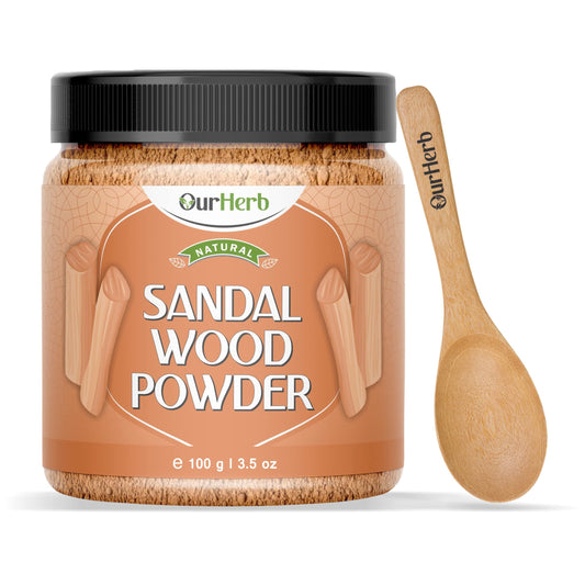 OurHerb Sandalwood Powder FacePack Pure & Natural, FaceMask and Facial, for All Type of Sk