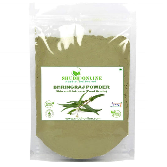 Organic Bhringraj Powder For Hair Growth, Skin And Eating (200 Grams) - 100% Natural, Ecli