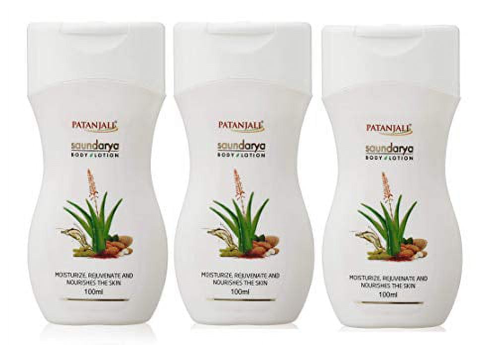 Patanjali Saundarya BodyLotion Bottle, 100ml (Pack of 3)