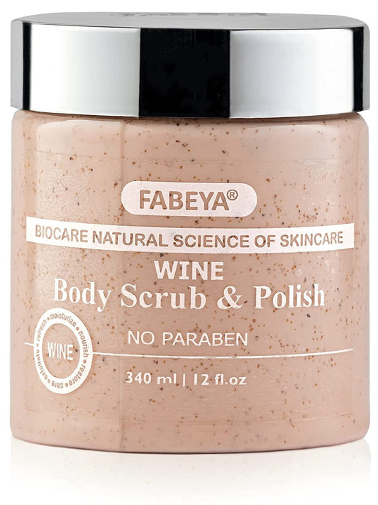 FABEYA Wine Body Scrub and Polish, 340 millilitre