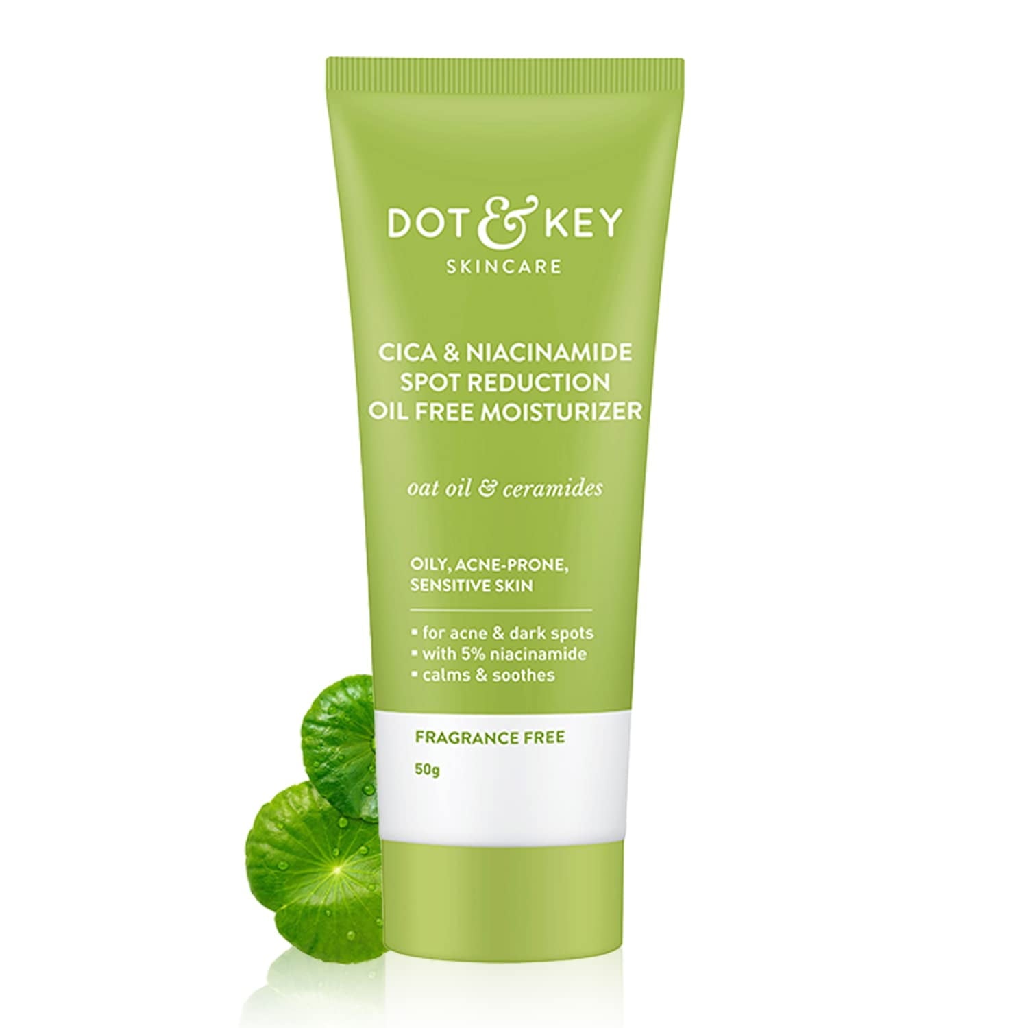 Dot & Key CICA + Niacinamide Spot Reduction Acne Face Moisturizer | Fades Acne, Dark Spots