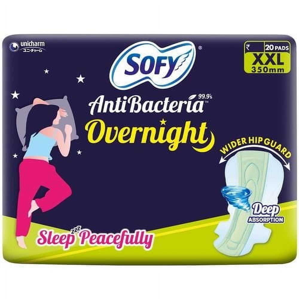 Sofy Anti-Bacteria Overnight Pads - XXL, 20 pcs Pouch