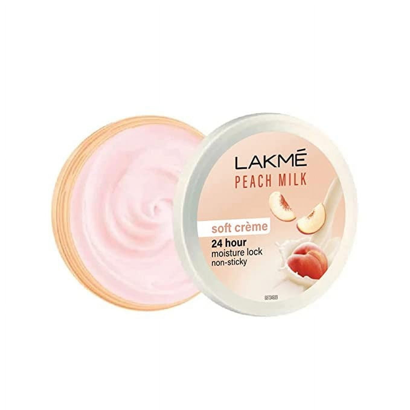 Lakme Peach Milk Soft CrÃ¨me Moisturizer for Face 100 g, Daily Lightweight Whipped Cream w