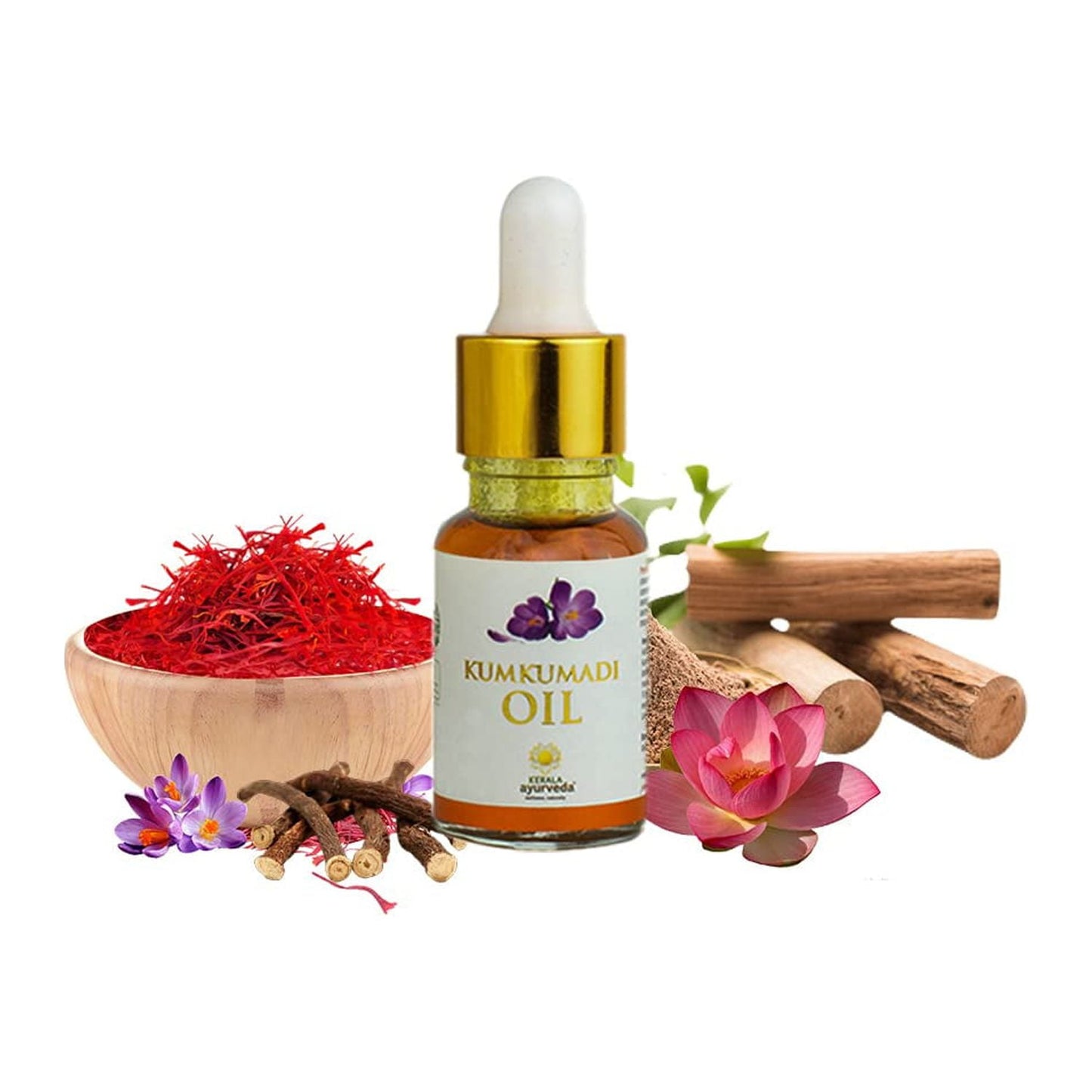 Kerala Ayurveda Kumkumadi Oil 10 ml | Reduces Fine Lines, Pigmentation, Wrinkles, and Dark