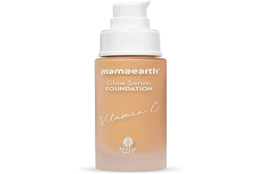 Mamaearth Glow Serum Matte Liquid Foundation Medium Coverage For All Skin Types With Vitam