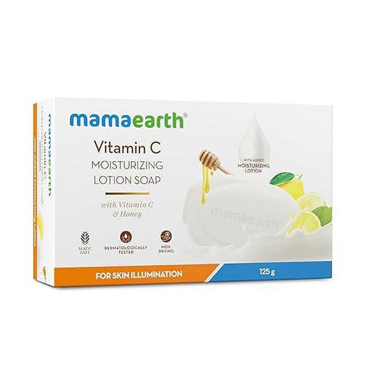Mamaearth Vitamin C Moisturizing Lotion Soap-125g