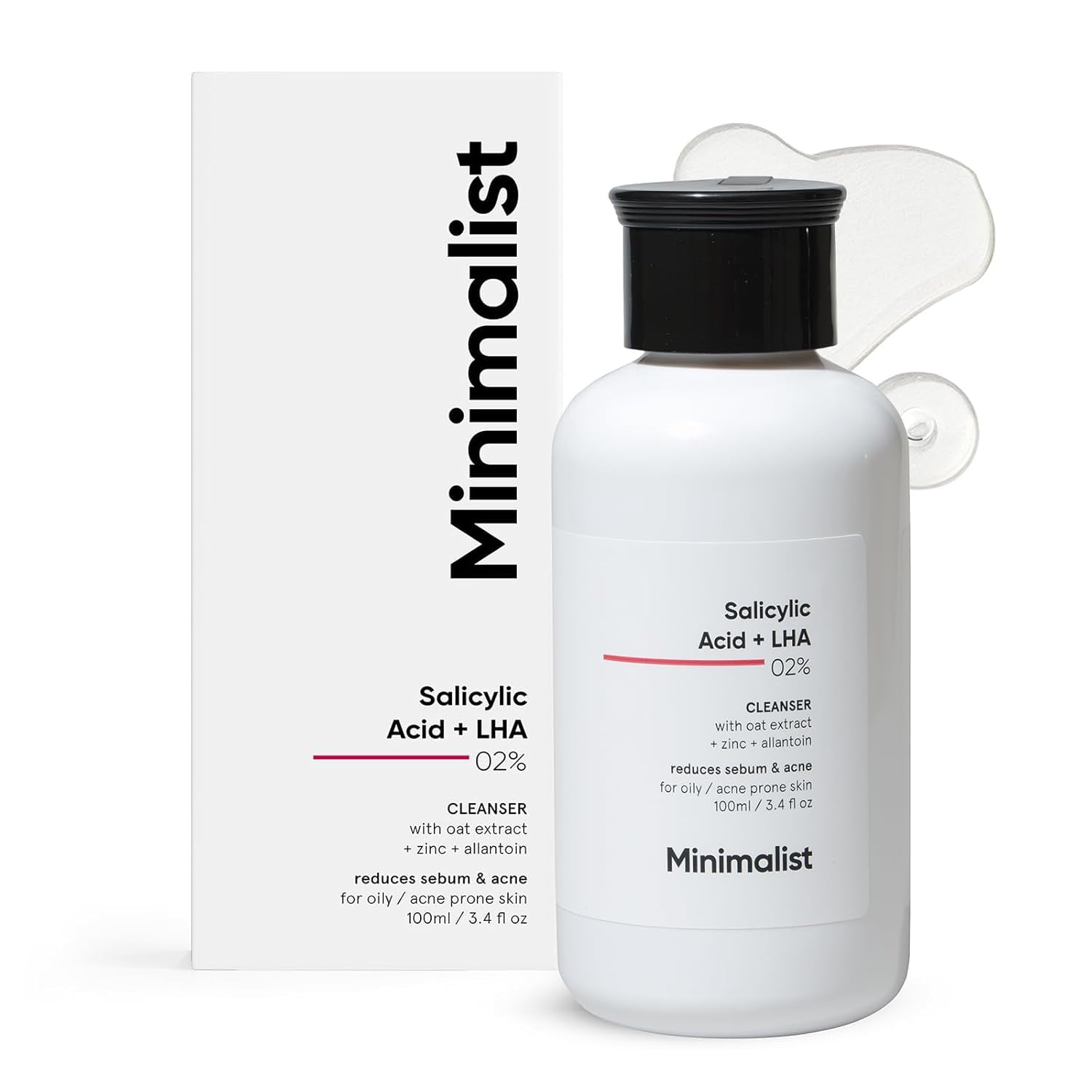 Minimalist 2% Salicylic Acid FaceWash For Oily Skin | Sulphate free, Anti Acne FaceCleanse