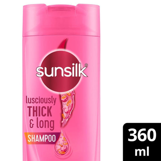 Sunsilk Lusciously Thick & Long Shampoo With Keratin Yoghurt Protein & Macadamia Oil(360ml