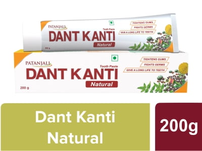 PATANJALI Dant Kanti Natural toothpaste with aloevera ( 200g )