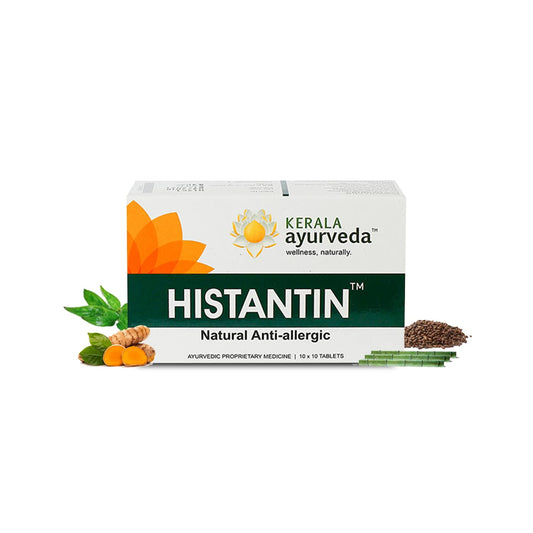 Kerala Ayurveda Histantin Tablet | Anti-Allergic Ayurvedic Tablet| Non-Drowsy Formula| For