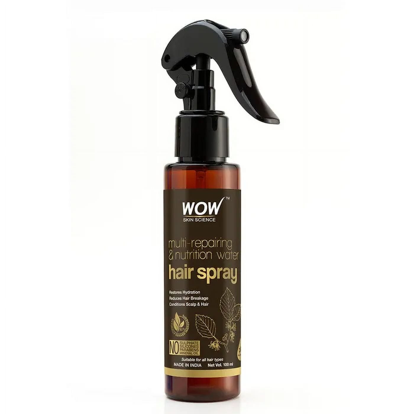 Wow Skin Science Multi Repairing & Nutrition Water Hair Spray - Restores Hydration, Reduce