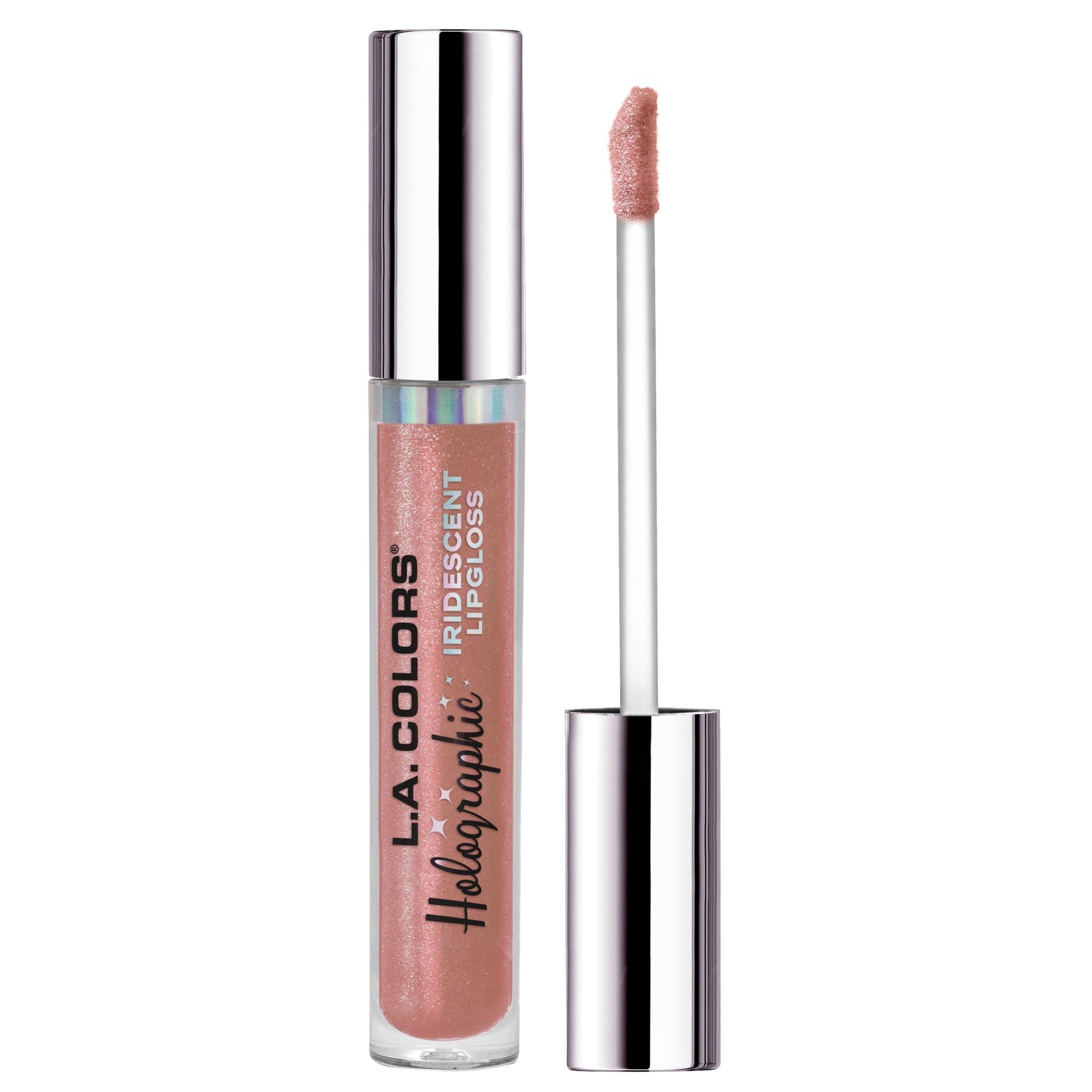 L.A. COLORS Moisturizing High Shine Holographic Shimmer Lip-gloss, Heavenly