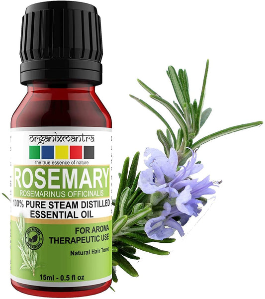 RR Group Organix Mantra Rosemary Essential Oil 15ML, for Skin, Muscle & Joints, Hair Condi