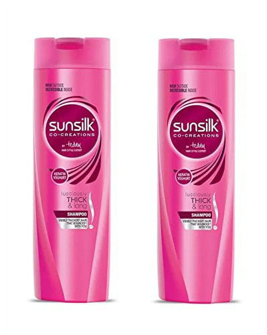 Sunsilk Lusciously Thick and Long Shampoo, 180ml (Pack of 2)