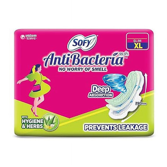 Sofy Women Anti Bacteria Extra Long Sanitary Pads, X-Large, Pack Of 48 ( Unit PACK OF 2)