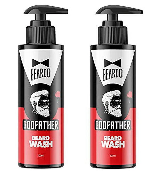 Beardo Godfather Beard Wash - 100 ml (Pack of 2)