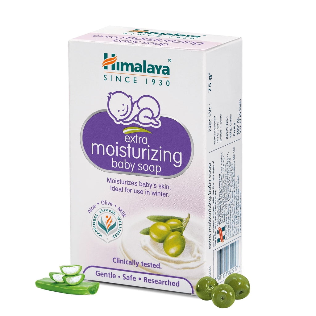 Himalaya extra moisturizing baby soap 75g