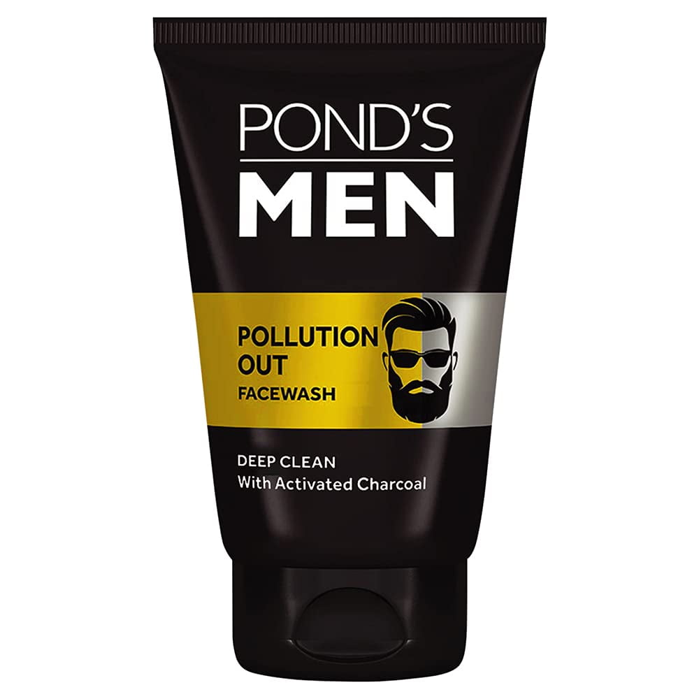 Pond's Men Pollution Out Deep Clean FaceWash for Pollution Prone Skin - 100 G