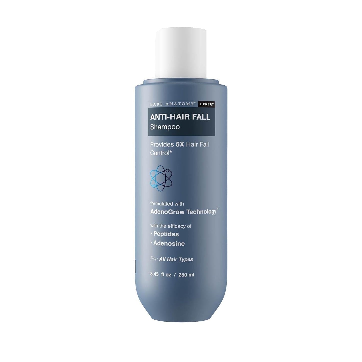 Bare Anatomy Anti-Hair Fall Shampoo 5X Fall Control Conditioning 8.45 fl oz