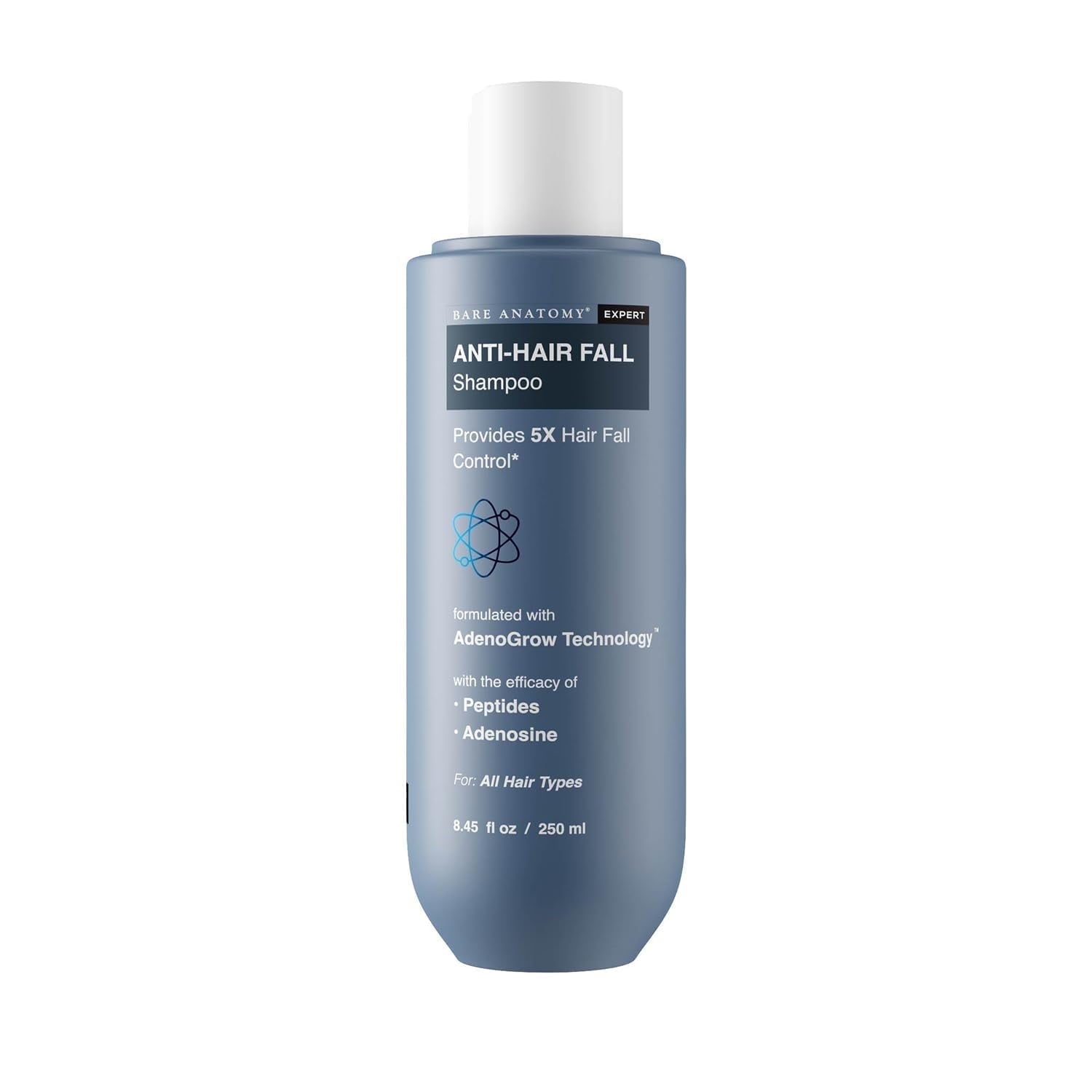 Bare Anatomy Anti-Hair Fall Shampoo 5X Fall Control Conditioning 8.45 fl oz