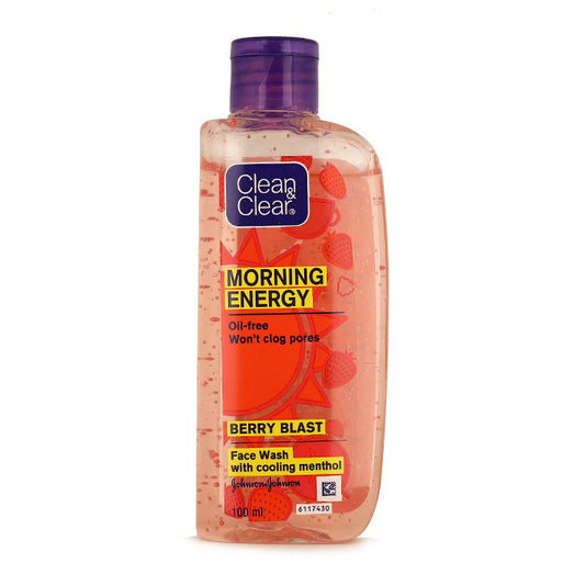Clean & Clear Morning Energy FaceWash - Berry Blast 100 ml