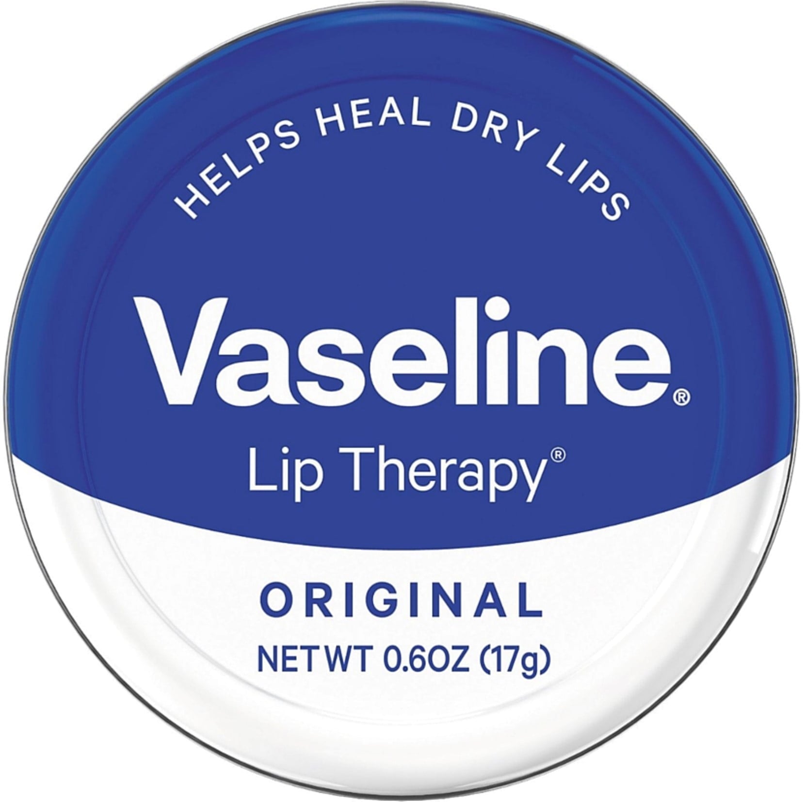 6 Pack - Vaseline Lip Therapy LipBalm, Original .6 oz