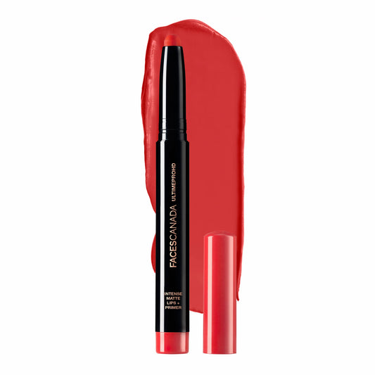 Faces Canada Ultime Pro HD Intense Matte Lips + Primer 1.4g Scarlet 06 (Red)