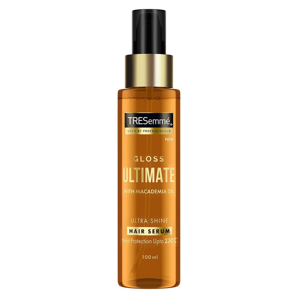 TRESemme Gloss Ultimate Ultra Shine Hair Serum 100ml with Macadamia Oil & Vitamin E, for S