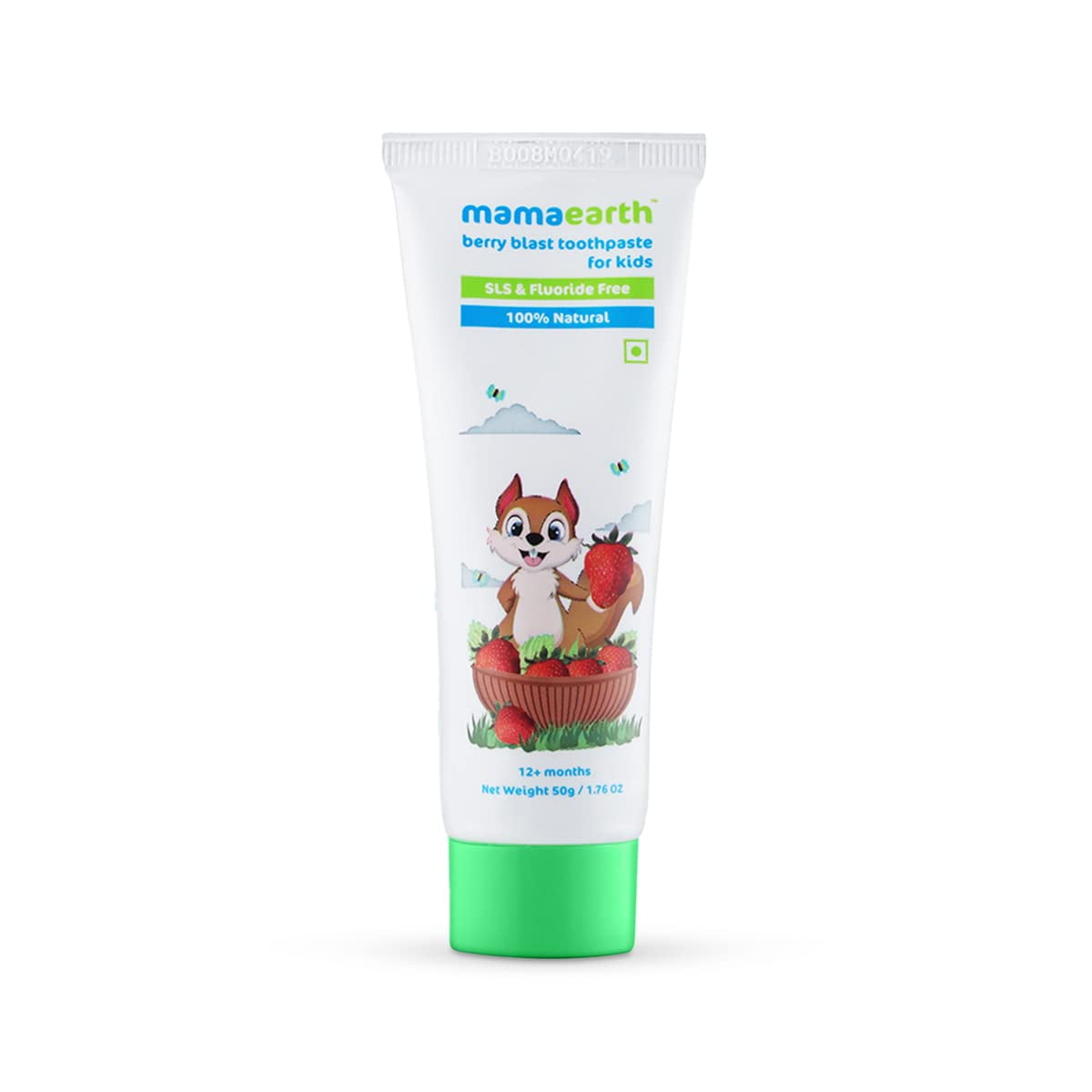 Mamaearth 100% Natural Berry Blast KidsToothpaste - 50 gm