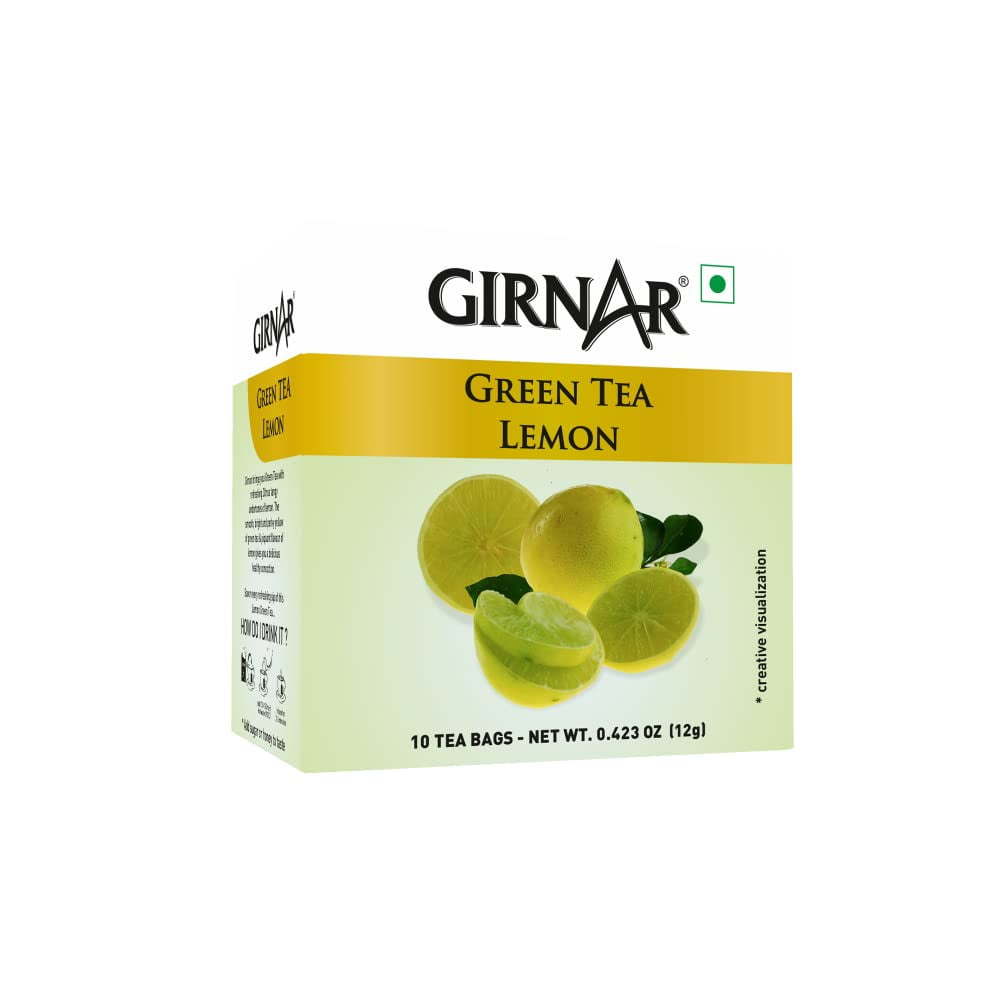 Girnar Green Tea With Lemon - Tea & Coffee