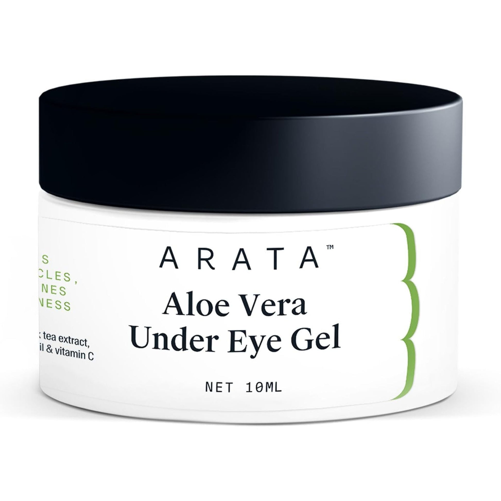 Arata Aloe Vera Under Eye Gel For Dark Circles, Fine Lines & Puffiness (10 ML) | Infused W