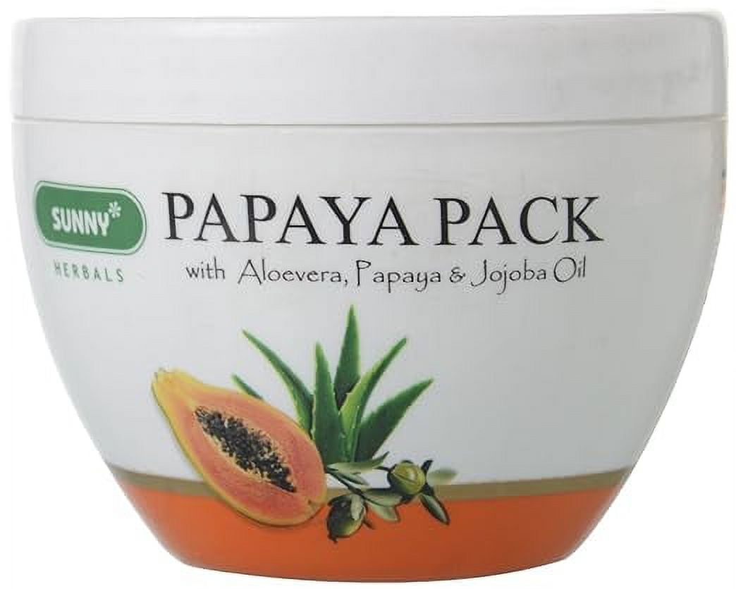 Bakson Sunny Papaya Pack Cream with Aloevera, Papaya & Jojoba Oil, 150 g
