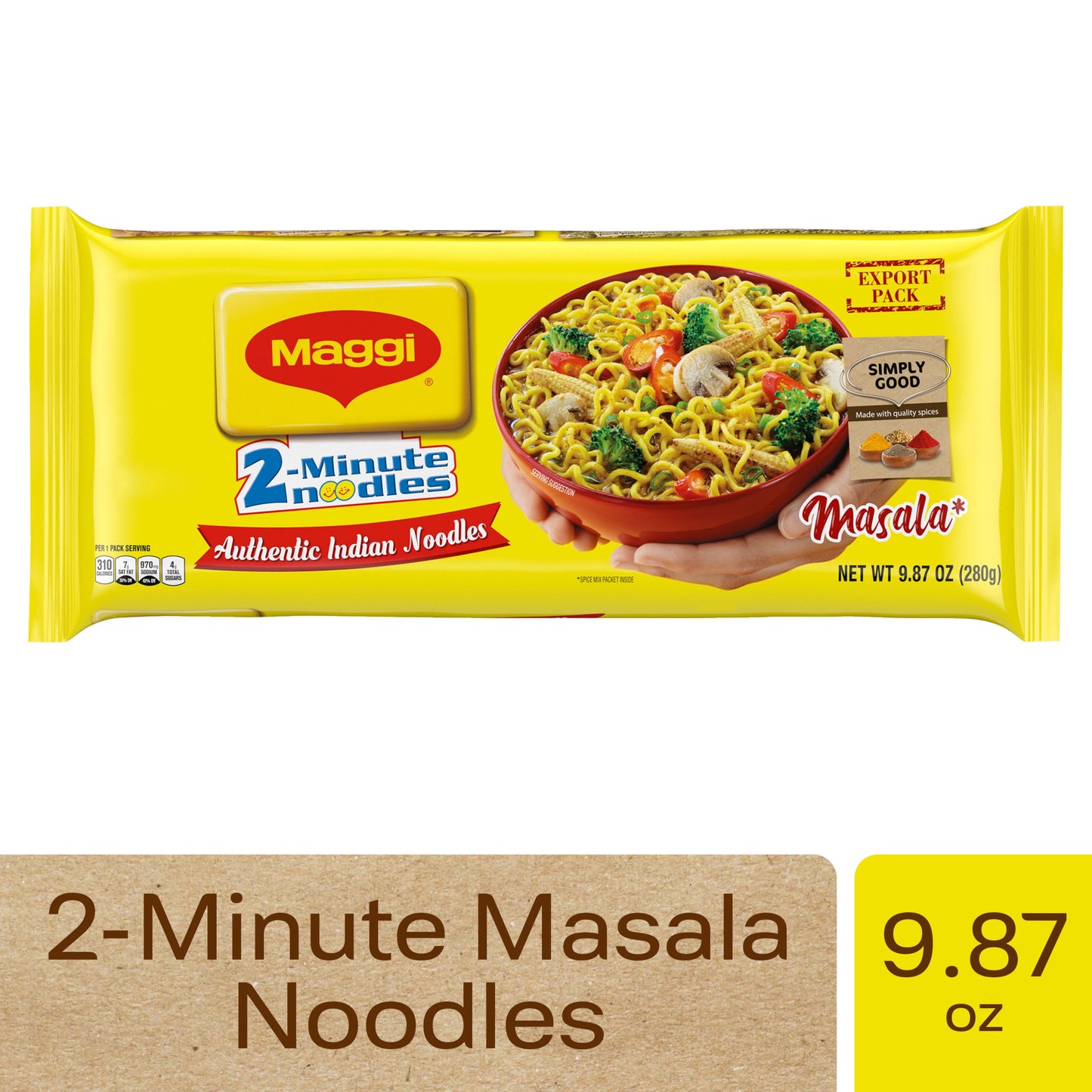 Maggi 2-Minute Masala Noodles 9.87 oz