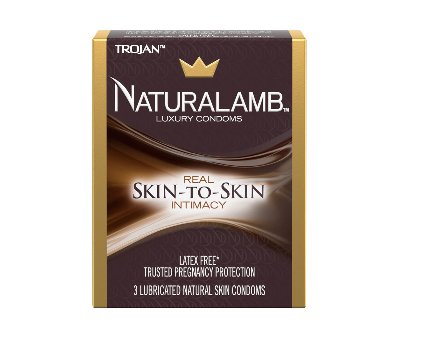 3 Pack - Trojan Naturalamb Natural Skin Lubricated Condoms 3 Each