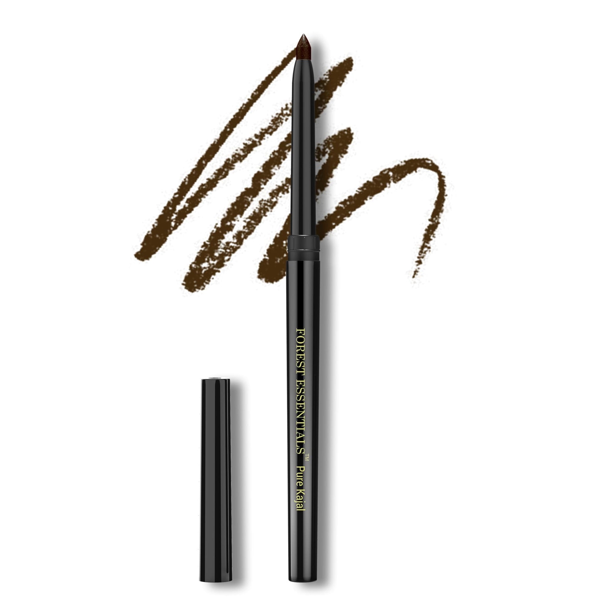 Forest Essentials Earth Brown Gulaab Khaas Kajal, Matte Finish (0.3G)