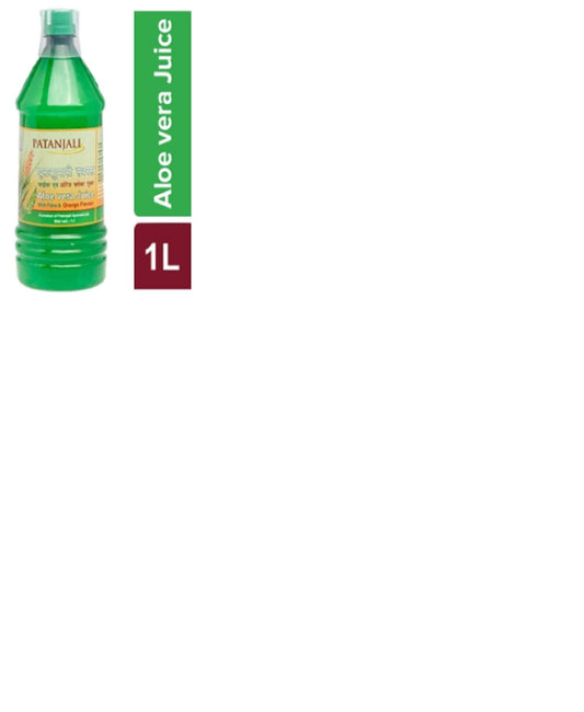Patanjali Aloevera Juice, Orange, 1L
