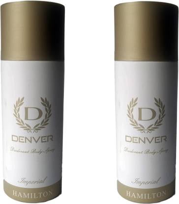 Denver Hamilton Imperial Deodorant Body Spray 165Ml Each Combo (Pack Of 2)