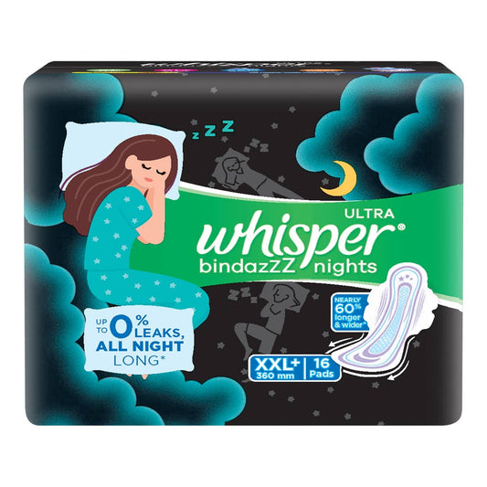 Whisper Ultra Nights XXL+ Pads: 16 U
