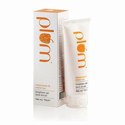 Plum Chamomile and White Tea Brighten Up Face Scrub, 75ml