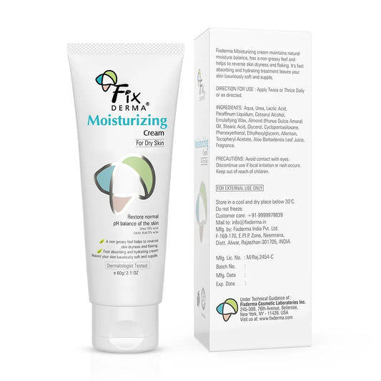 Moisturizing Cream for Dry Skin | 5% Lactic Acid, 10% Urea, 2% Almond Oil