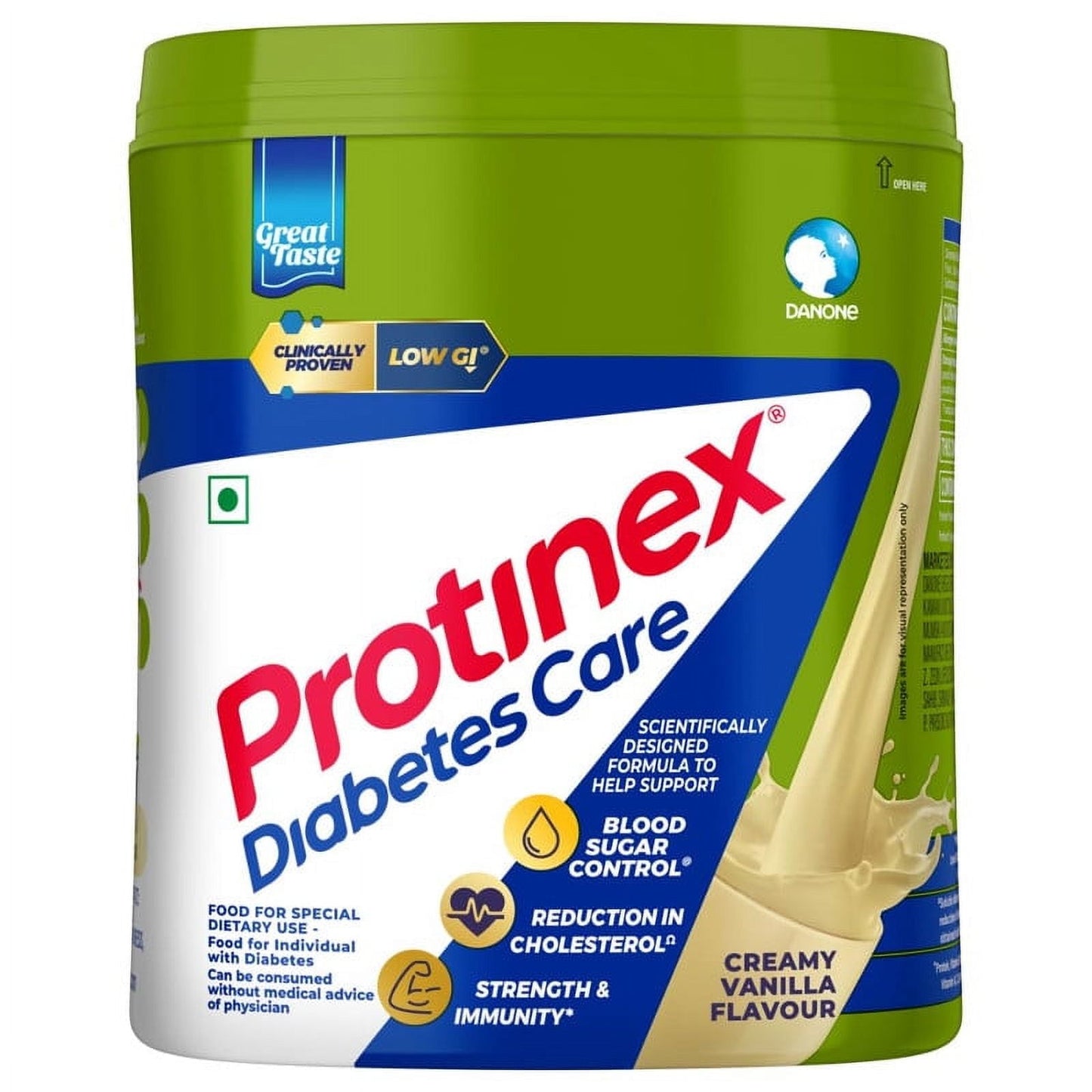 Protinex Diabetes Care Drink Mix For Adults - (Vanilla Flavor, 400 Gms, Jar)