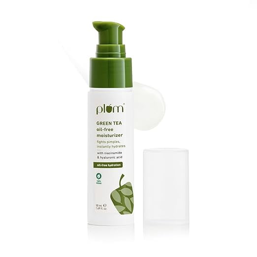 Plum Green Tea Oil-Free Face Moisturizer | With Niacinamide & Hyaluronic Acid | Fights Pim