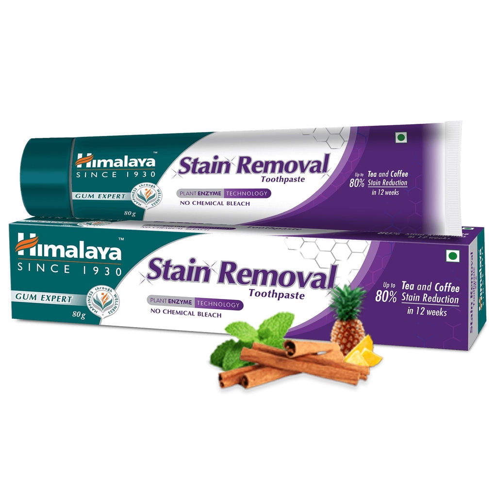 Himalaya Herbals Stain Removal Toothpaste - 80g Himalaya Stain Removal Toothpaste