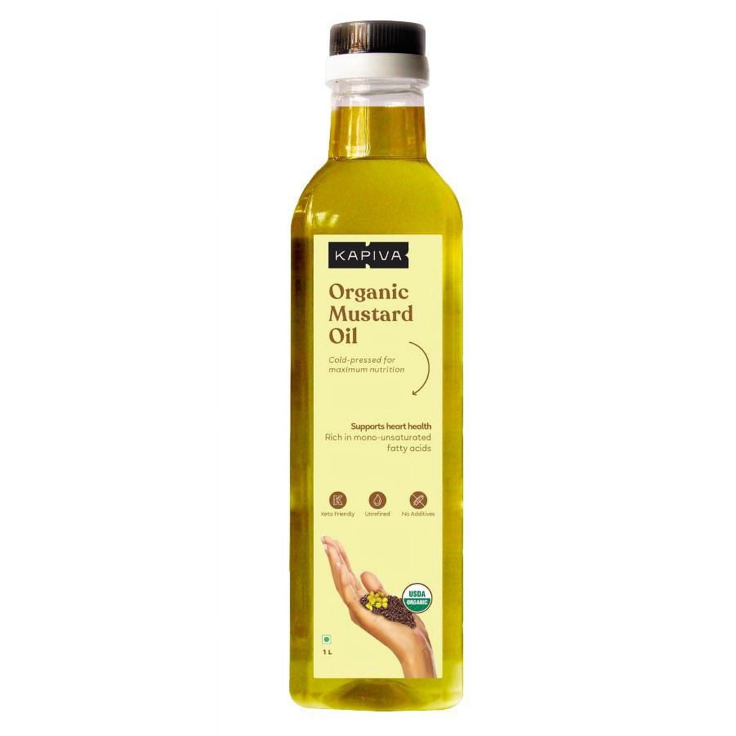 Kapiva Organic Mustard Oil 1L