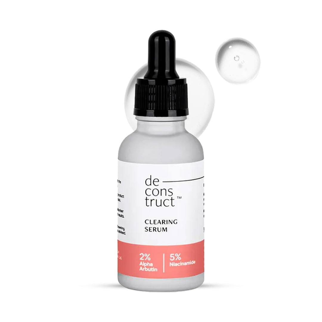 Deconstruct 5 Niacinamide FaceSerum For Acne Dark Spots With 2 Alpha Arbutin Reduces Pigme