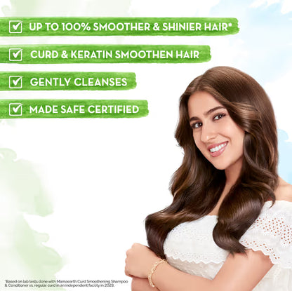 Mamaearth Curd Smoothening Shampoo: Curd & Keratin, 250 ml