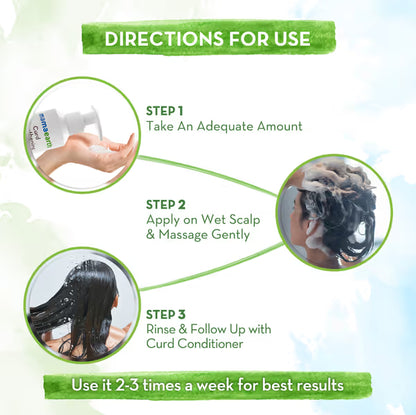 Mamaearth Curd Smoothening Shampoo: Curd & Keratin, 250 ml