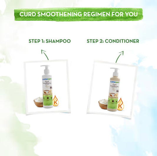 Mamaearth Curd Smoothening Shampoo: Curd & Keratin, 250 ml