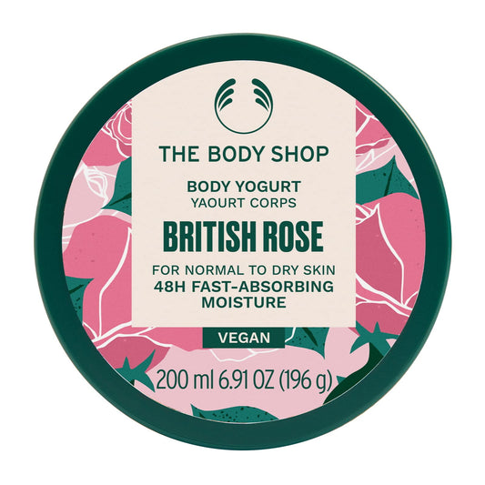 The Body Shop British Rose Body Yogurt â€“ Instantly Absorbing Hydration From Head To Toe